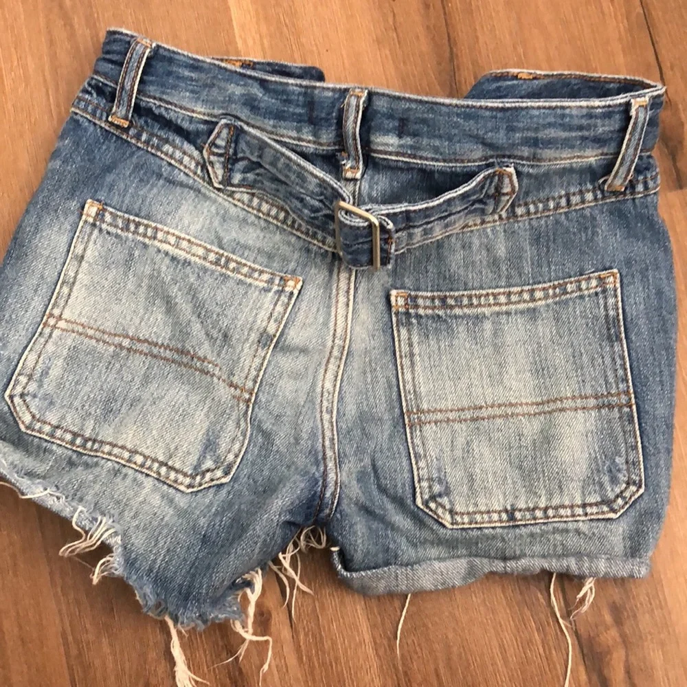 We The Free Free People 24 High Wasted Jean Shorts with Buttons - Picture 4 of 4